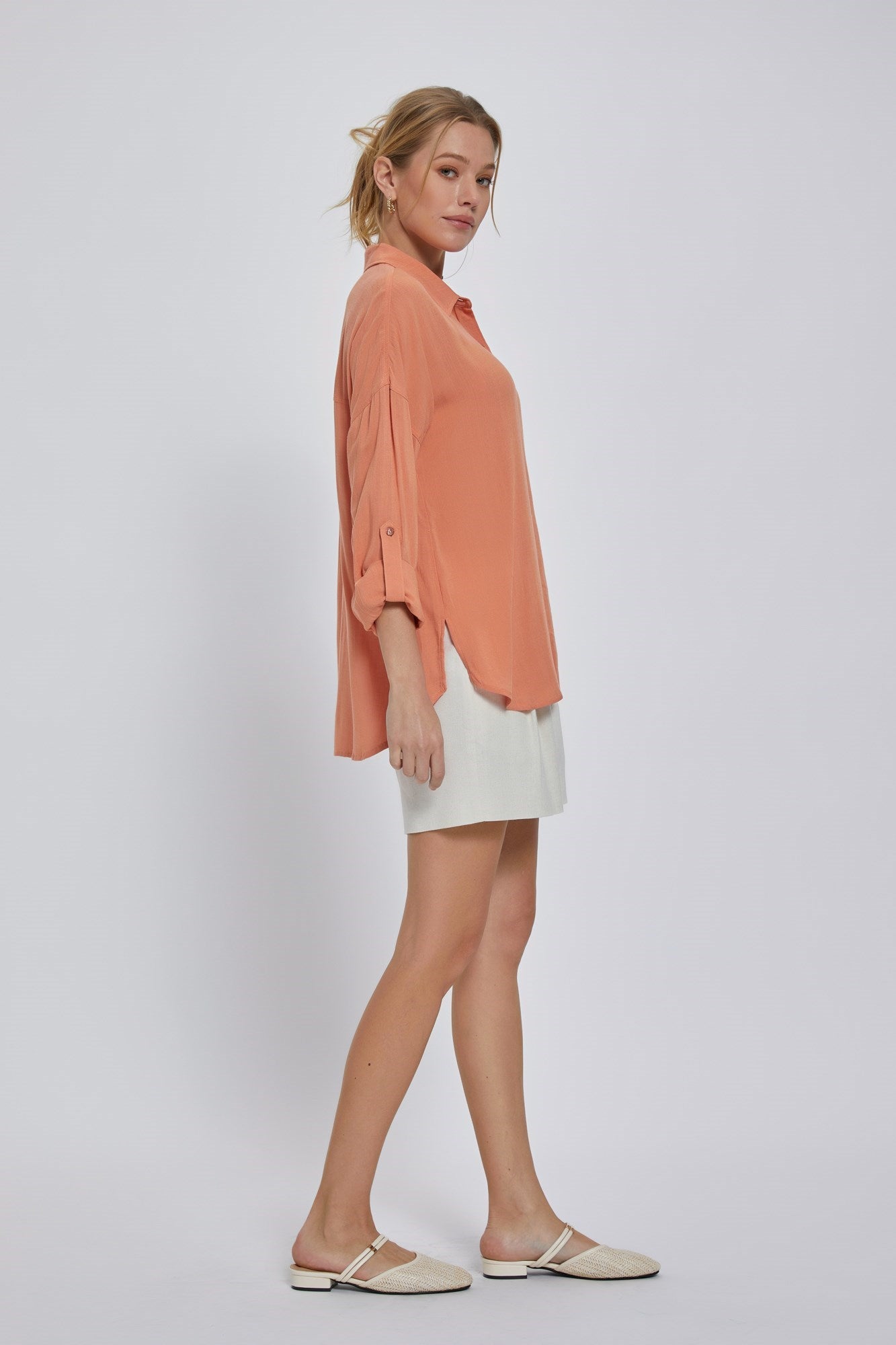 Collin Oversized Button Down