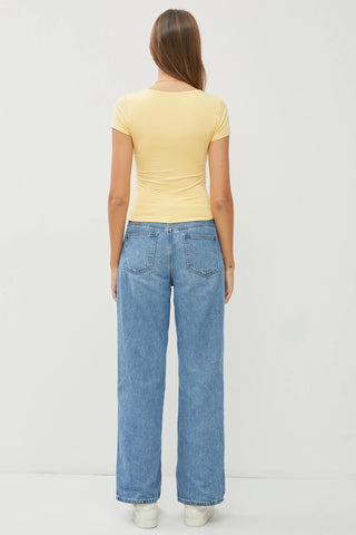 Ayla Square Neck Tee