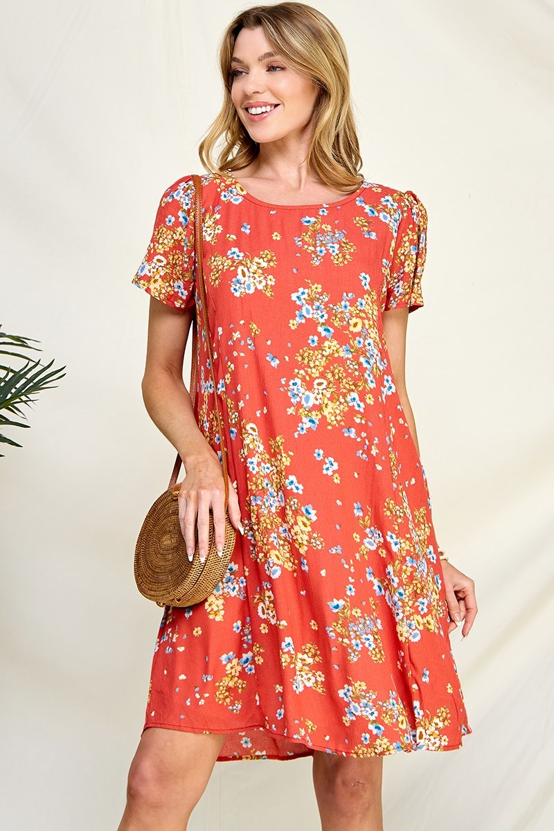 Summer Floral dress with pockets