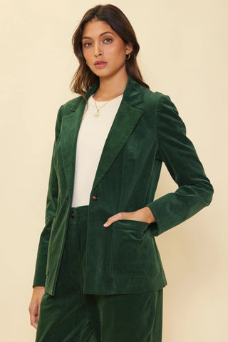 Selena Tailored Corduroy Blazer