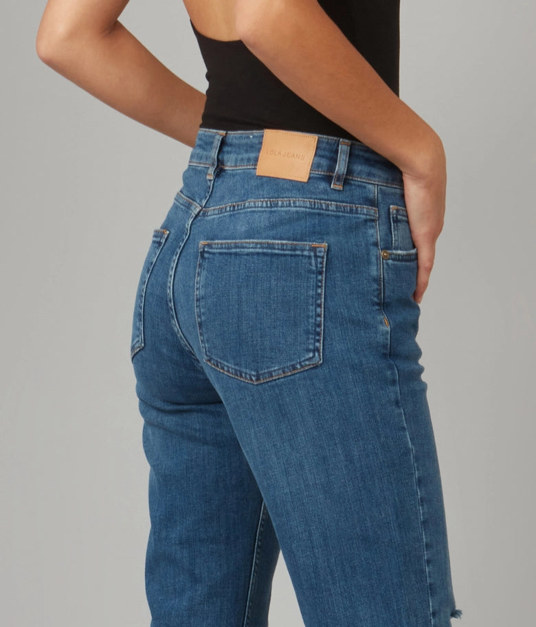Denver High Rise Straight Jeans