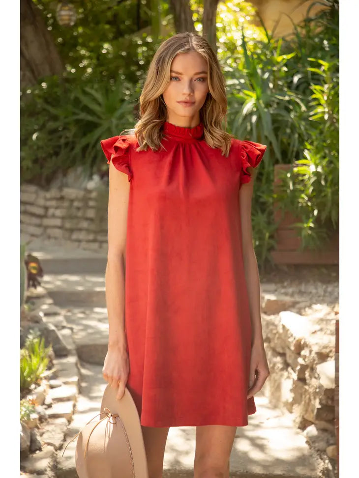 Milena Suede Dress