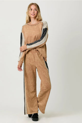 Sloan washed terry Pants