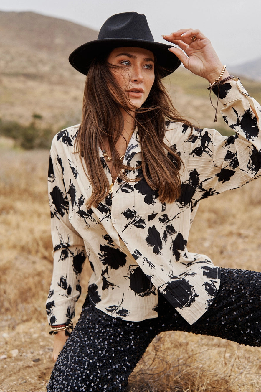 Rachel Button Up