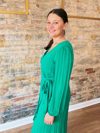 Adelina Maxi Wrap Dress
