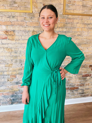 Adelina Maxi Wrap Dress