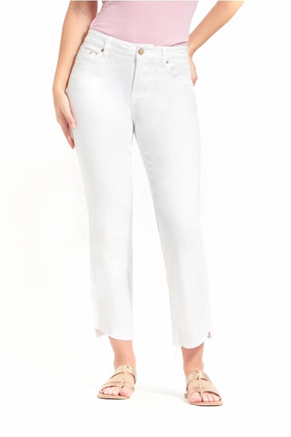 Willa Straight Crop White