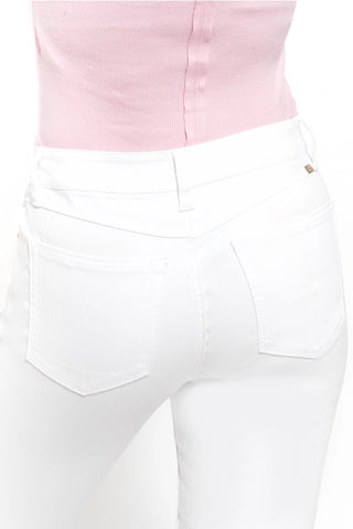 Willa Straight Crop White