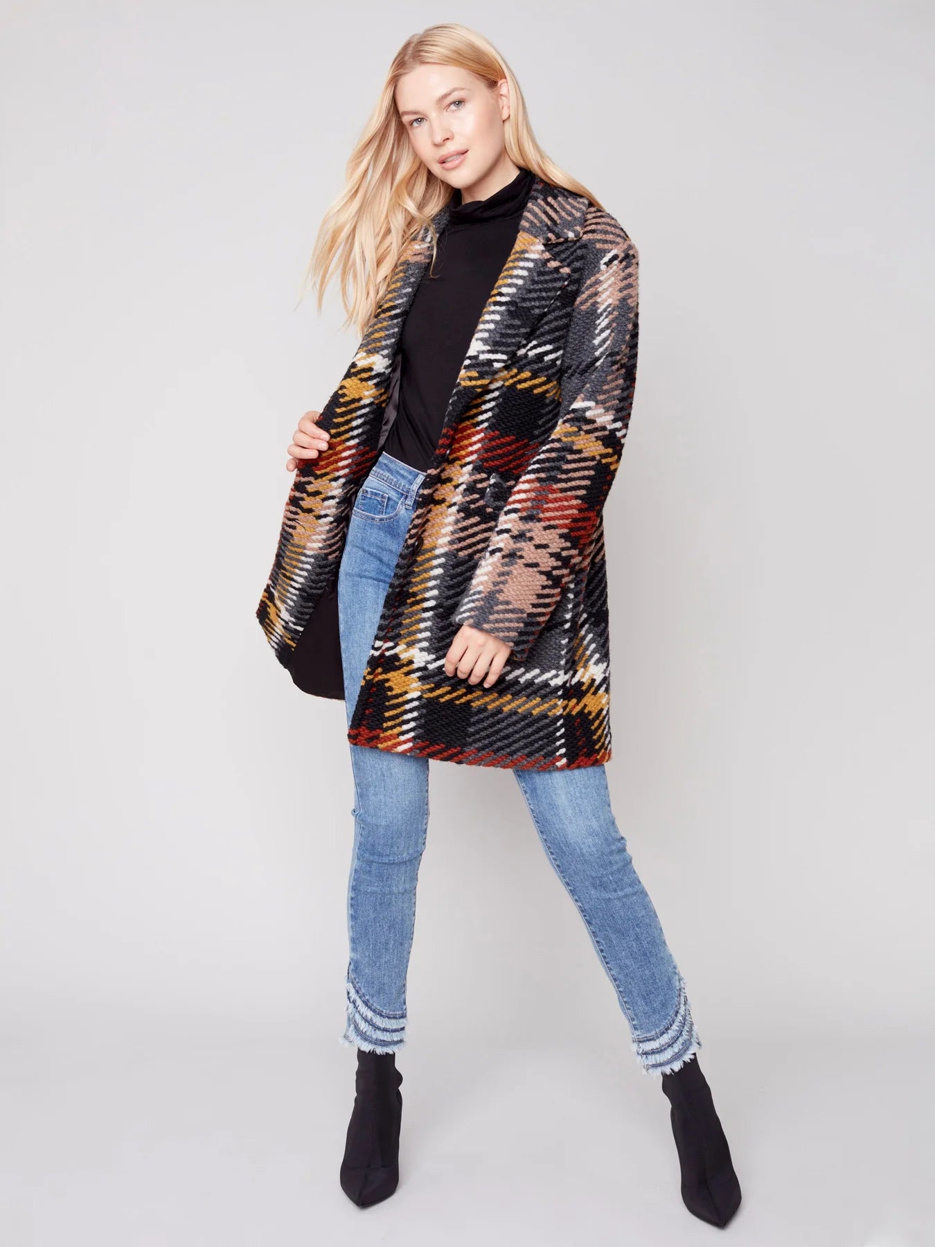 Cora Boucle Knit Coat