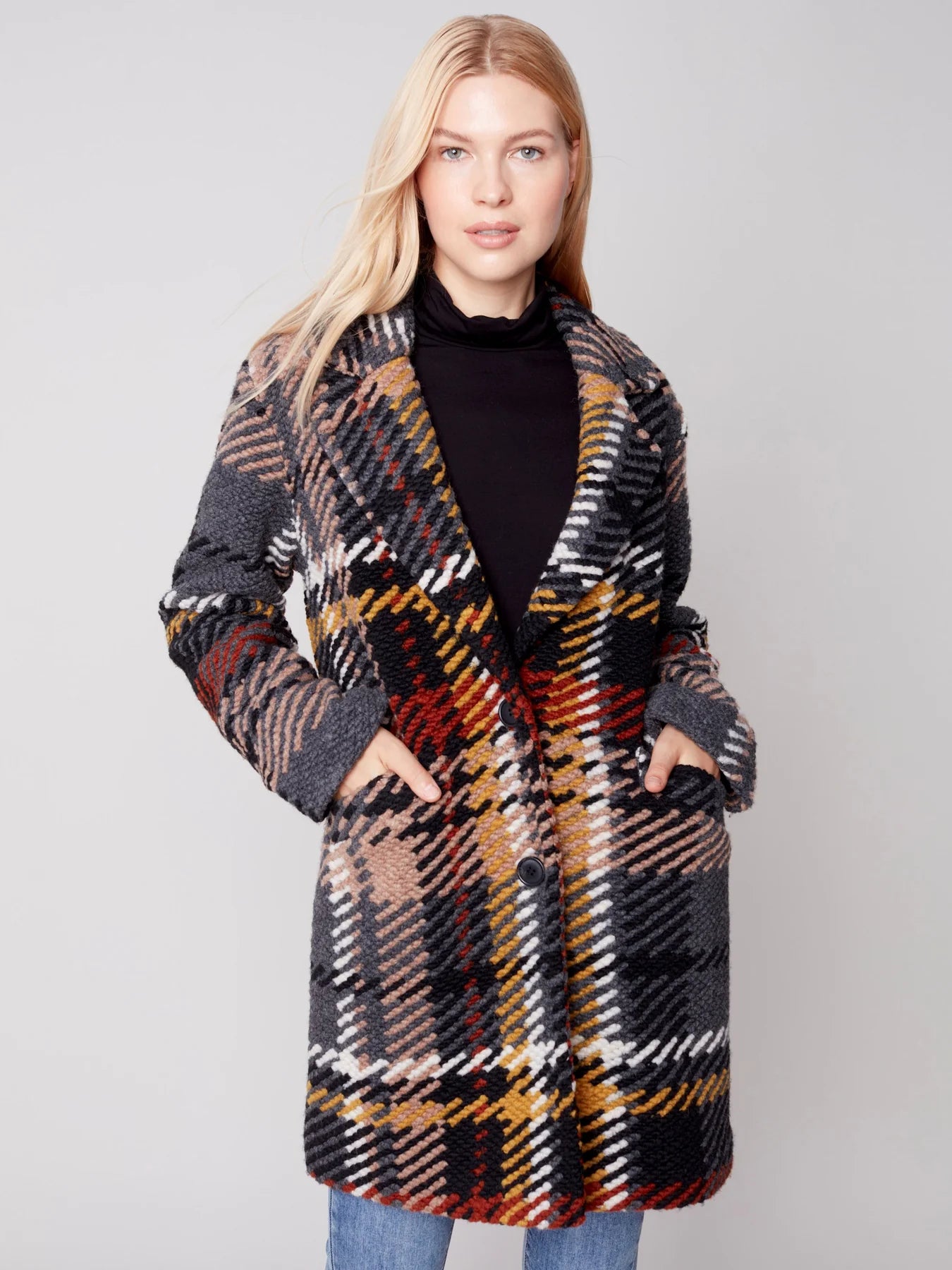 Cora Boucle Knit Coat