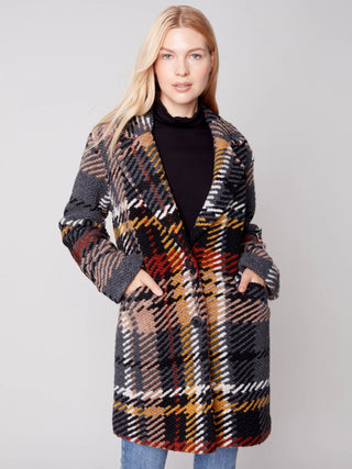 Cora Boucle Knit Coat