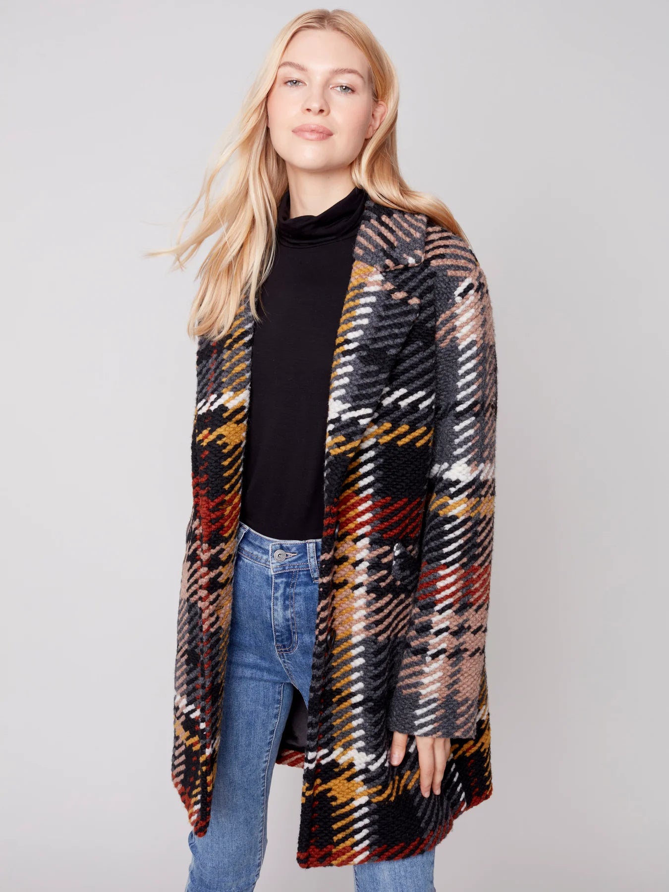 Cora Boucle Knit Coat