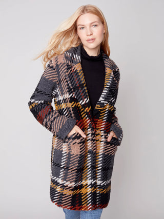 Cora Boucle Knit Coat