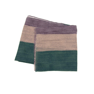 Textured Wide Stripes Scarf