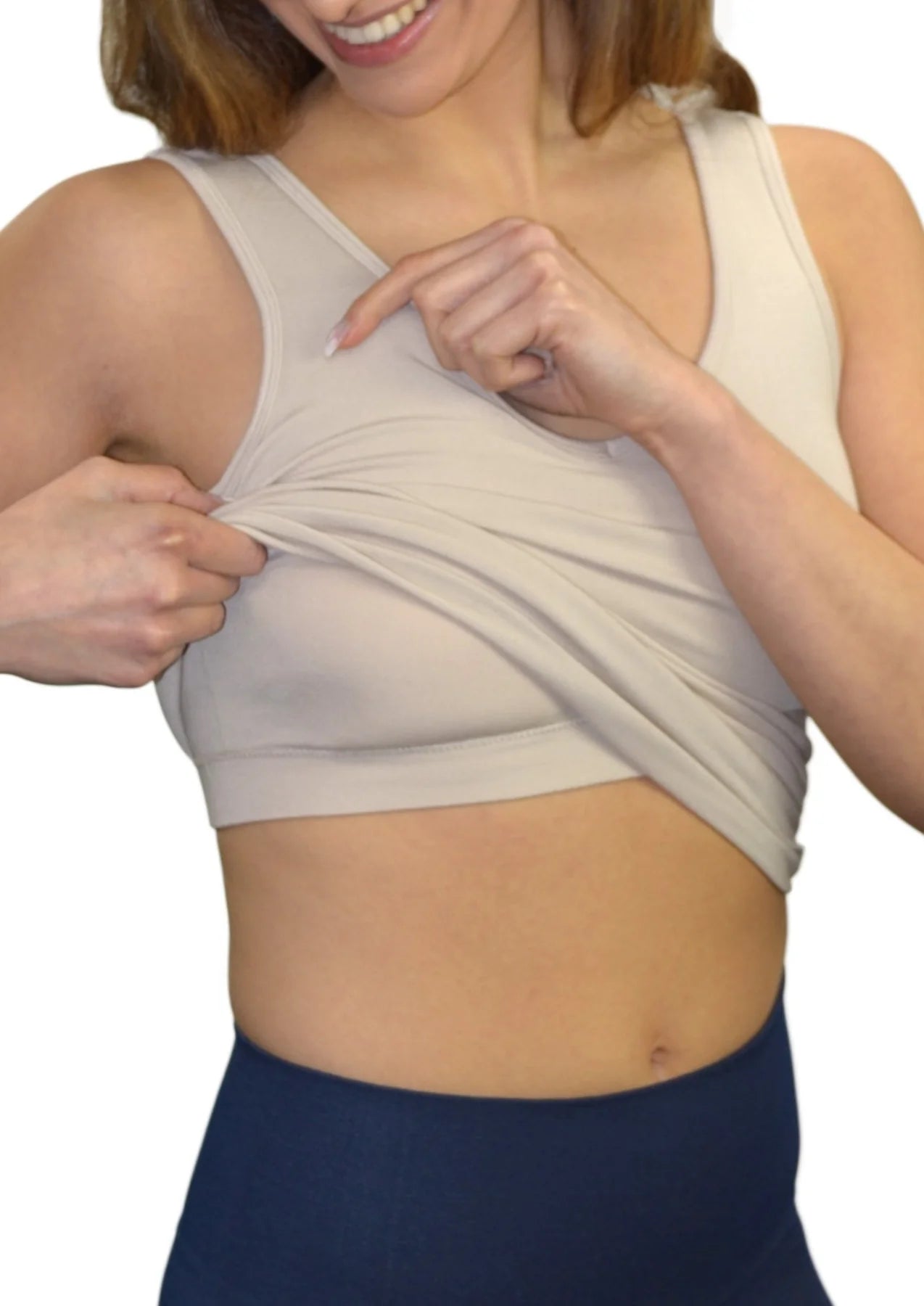 Built-in-Bra Reversible Tank - ONE SIZE