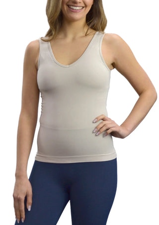 Built-in-Bra Reversible Tank