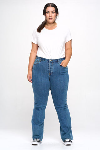 Curvy HR Bootcut Jeans