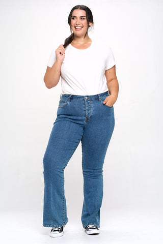 Curvy HR Bootcut Jeans
