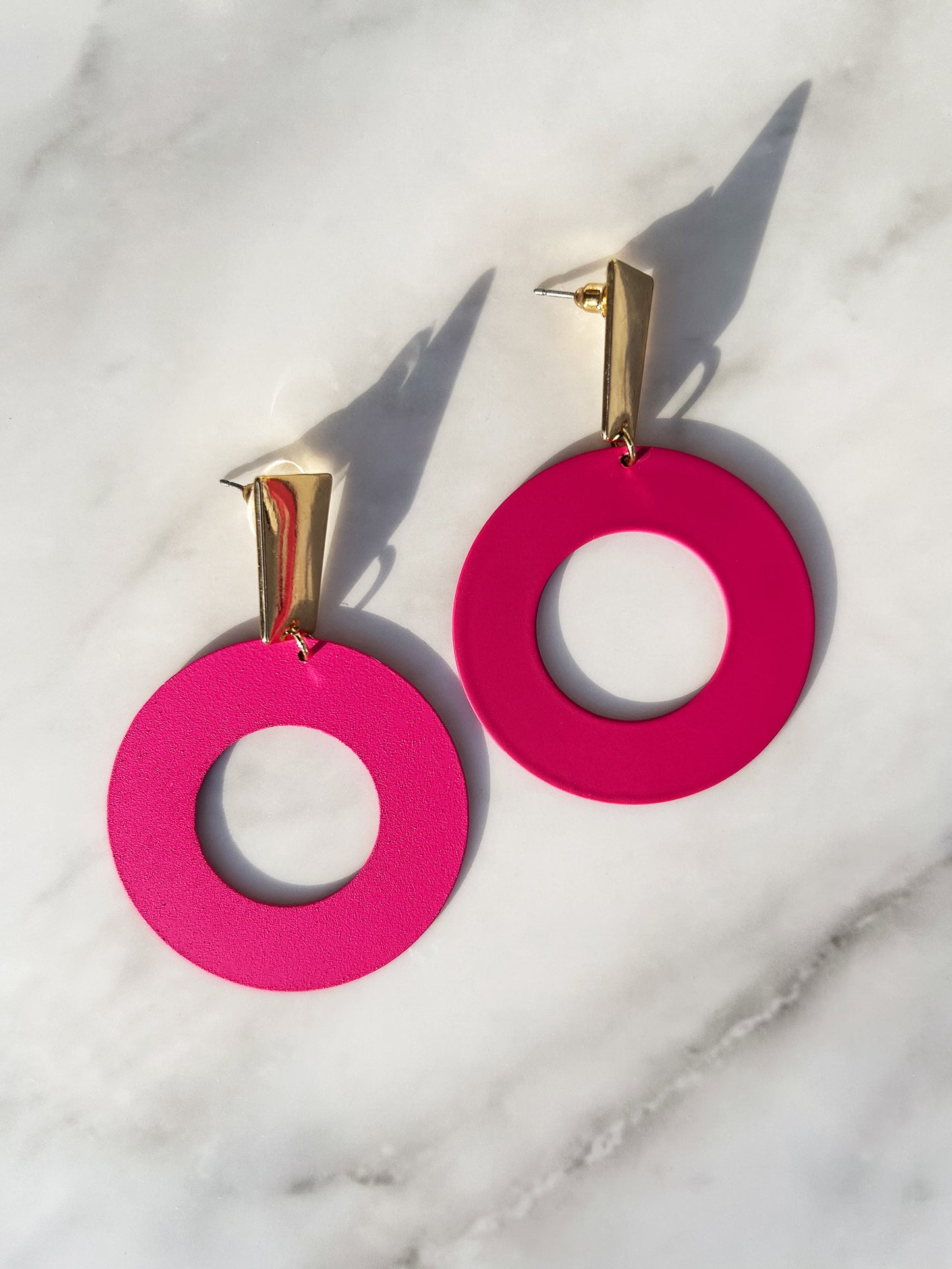 Circle Dangle Earrings