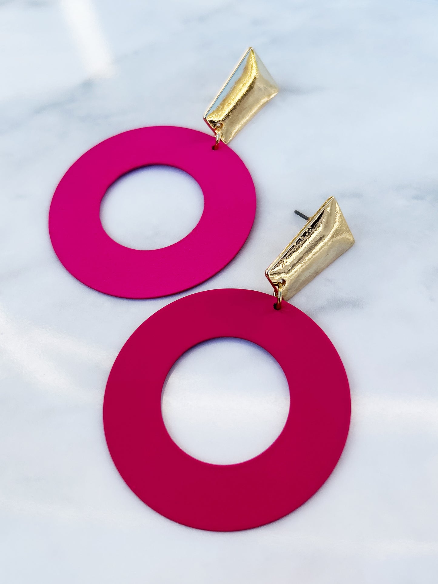 Circle Dangle Earrings