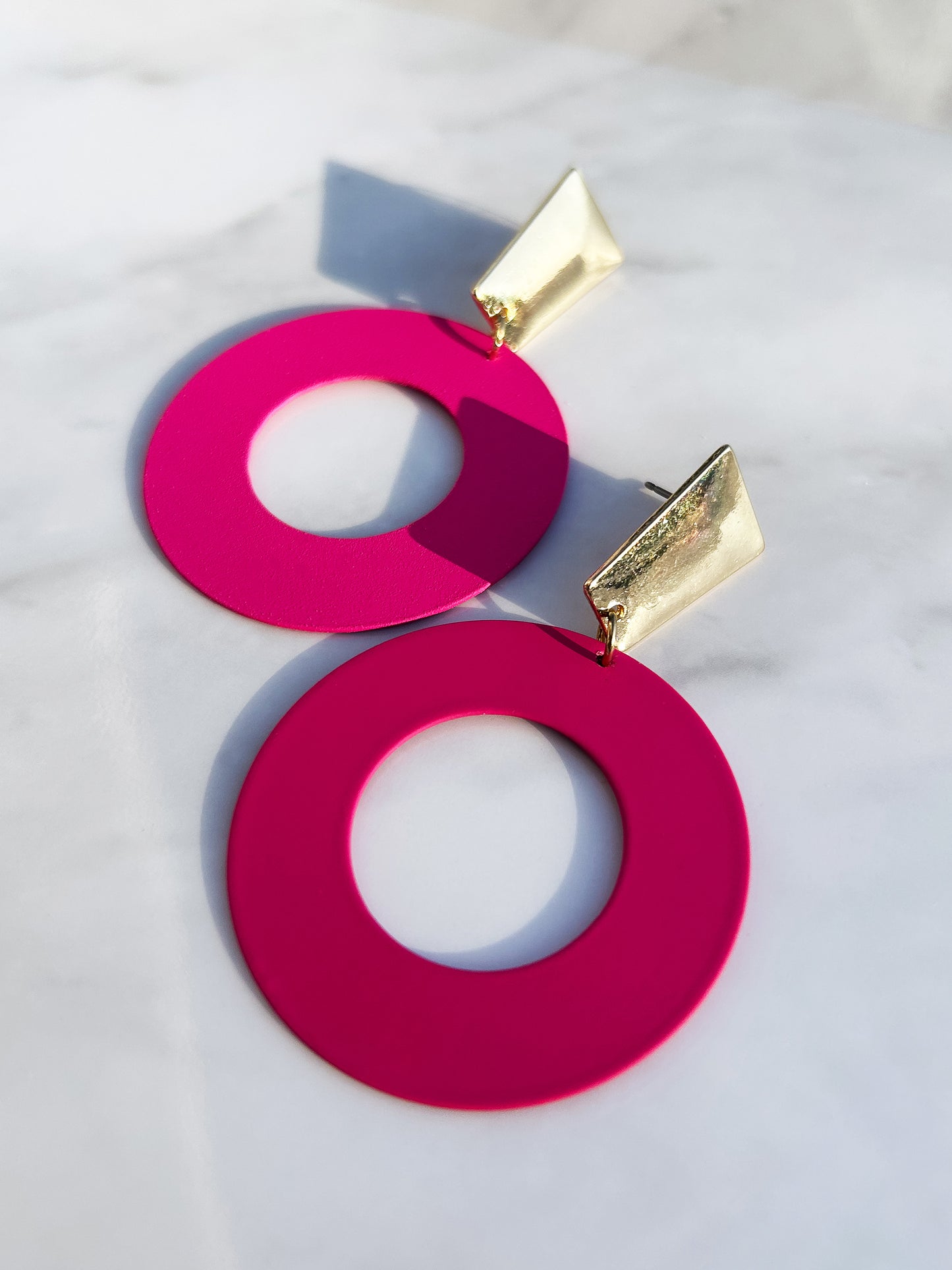 Circle Dangle Earrings