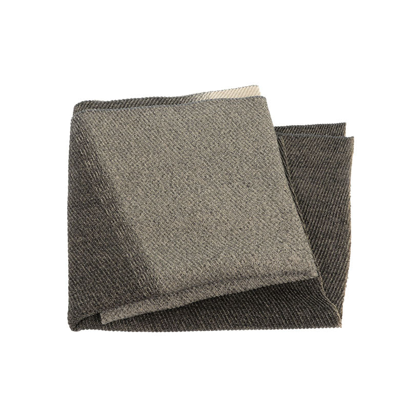 Black Ombre Pleated Scarf