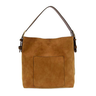 Classic Hobo Handbag- Faux Suede