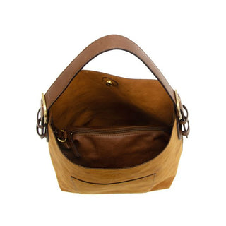 Classic Hobo Handbag- Faux Suede