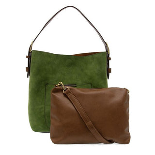 Classic Hobo Handbag- Faux Suede