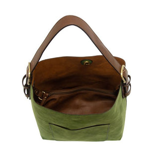 Classic Hobo Handbag- Faux Suede