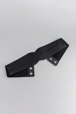 Cora Elastic Wide Pu Belt