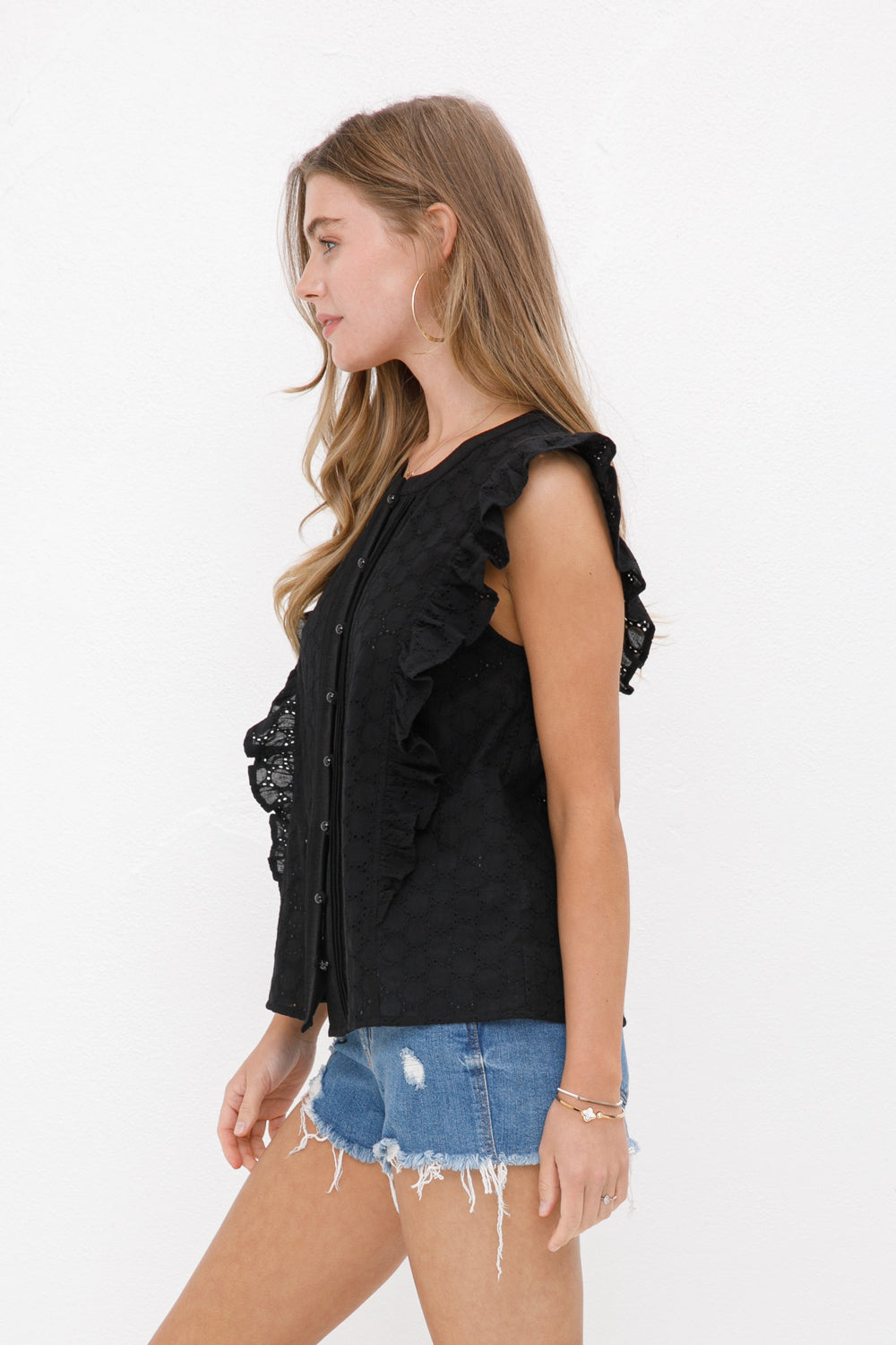 Eyelet Top
