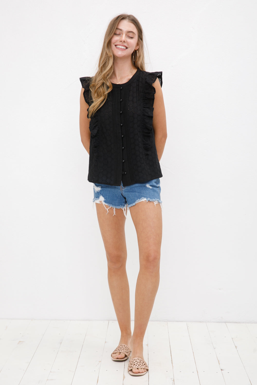 Eyelet Top
