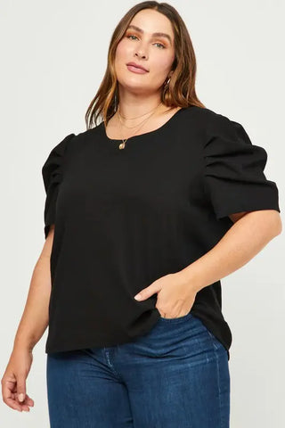 Shoulder Puff Top