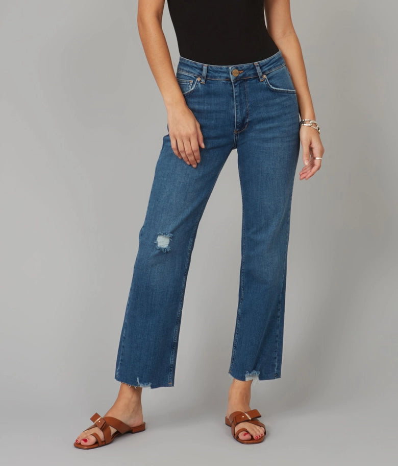 Denver High Rise Straight Jeans