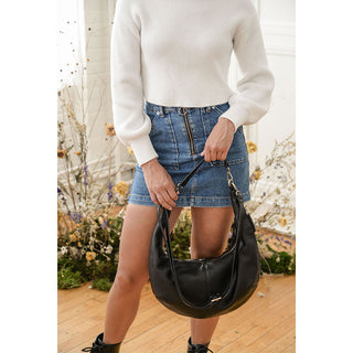 Rhea Slouchy Crescent Shoulder/ Crossbody Bag