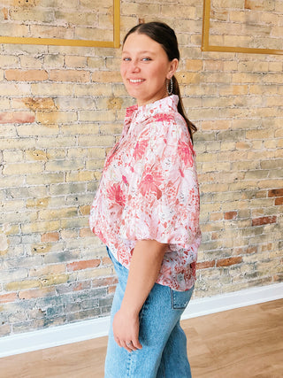 Carrie Balloon Sleeve Top