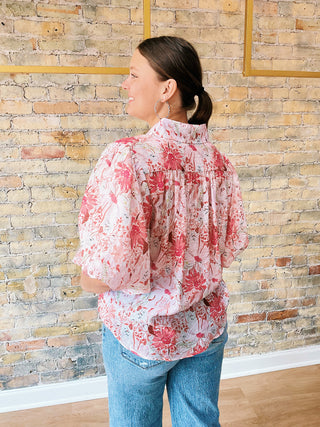 Carrie Balloon Sleeve Top