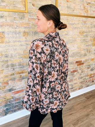 Sky Collared Button Down