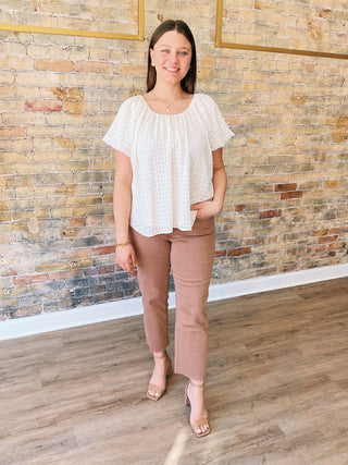 Ellie Bubble Sleeve Top