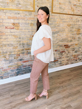 Ellie Bubble Sleeve Top