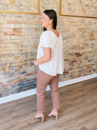 Ellie Bubble Sleeve Top