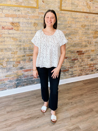 Ellie Bubble Sleeve Top