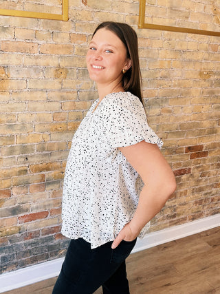 Ellie Bubble Sleeve Top