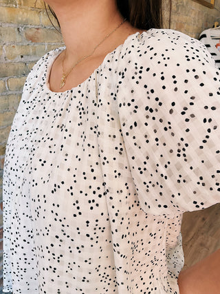 Ellie Bubble Sleeve Top