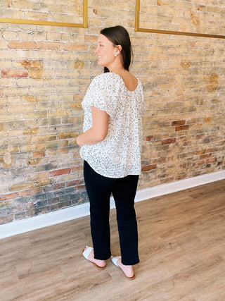 Ellie Bubble Sleeve Top