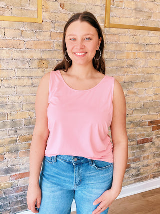 Reversible Tank Top - Pink
