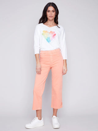 Elisa Crop Pull-On Pants