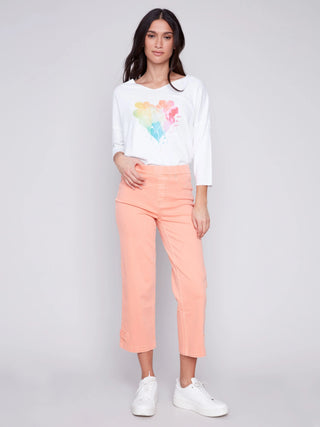 Elisa Crop Pull-On Pants