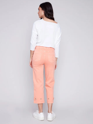 Elisa Crop Pull-On Pants